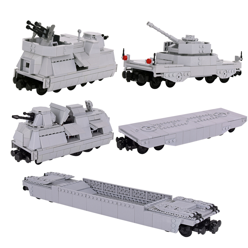 Lego Compatible Military Tank - MOC Città Militare Carro Armato Destroyer