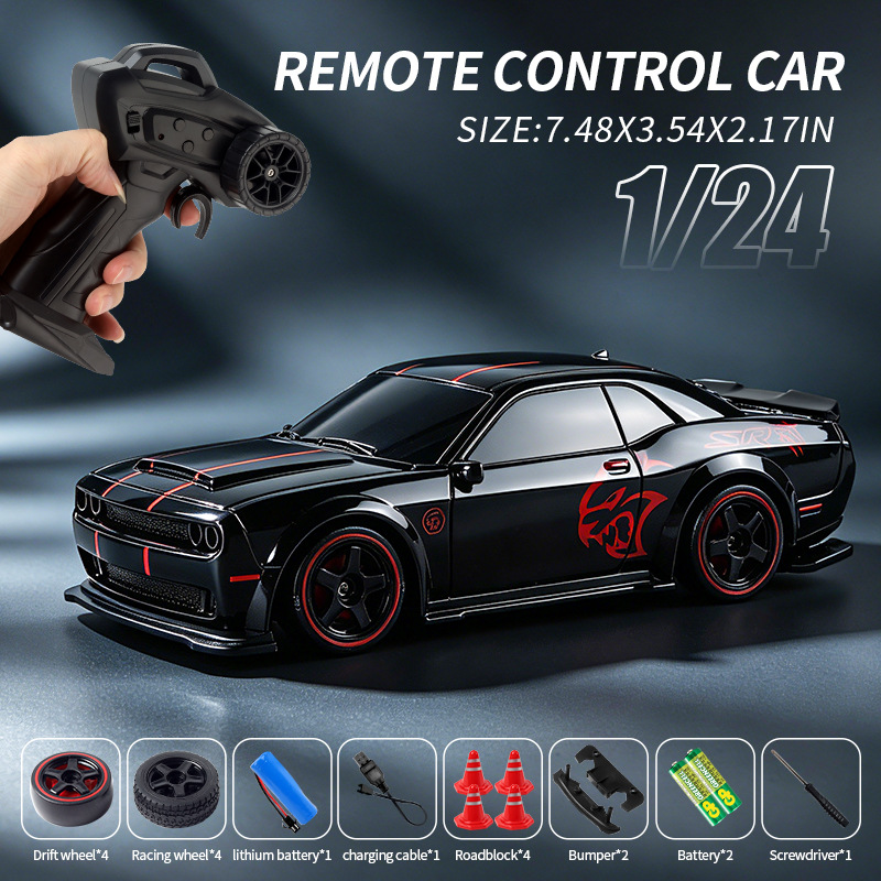 Rc Drift Car 1 24 Scale 4Wd - Auto radiocomandata in scala 1:24, modello