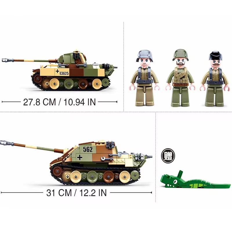 Set di Costruzioni Militari da - Lego Compatible Military Tank recensione e prezzo