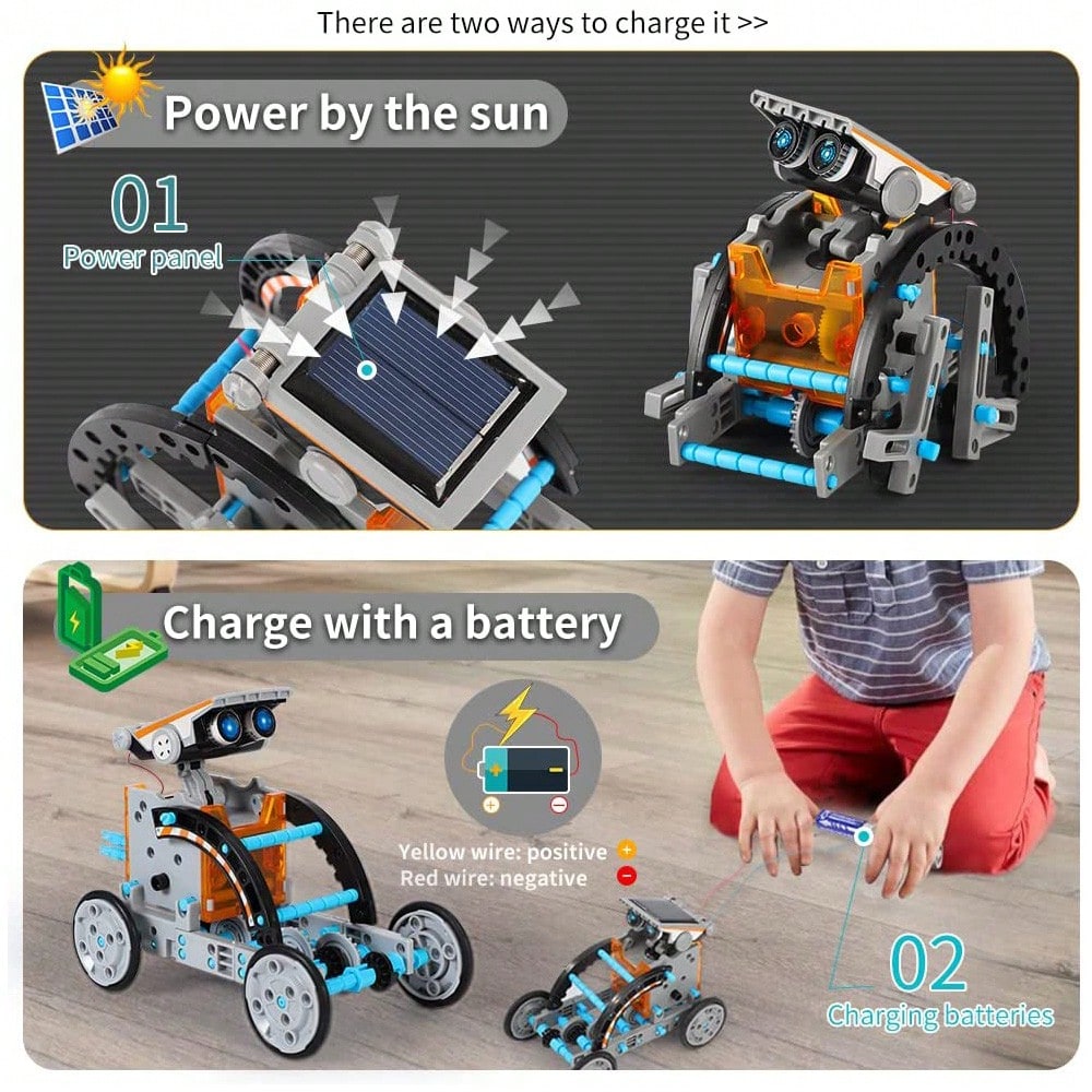 Kit di robot solare 12-in-1, g - Stem Solar Robot Kit For Kids recensione e prezzo