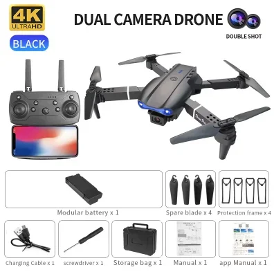 E99 K3 Pro 4K Drone pieghevole - Fpv Brushless Rc Drone 4K recensione e prezzo