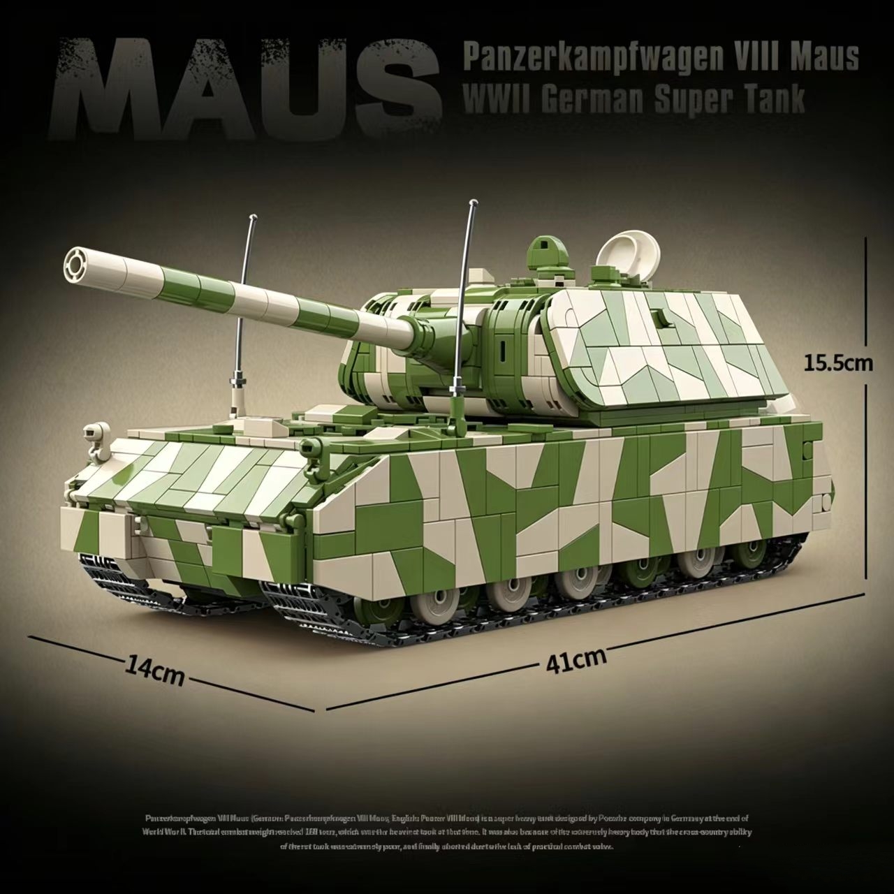 Set di mattoncini per costruir - Lego Compatible Military Tank recensione e prezzo