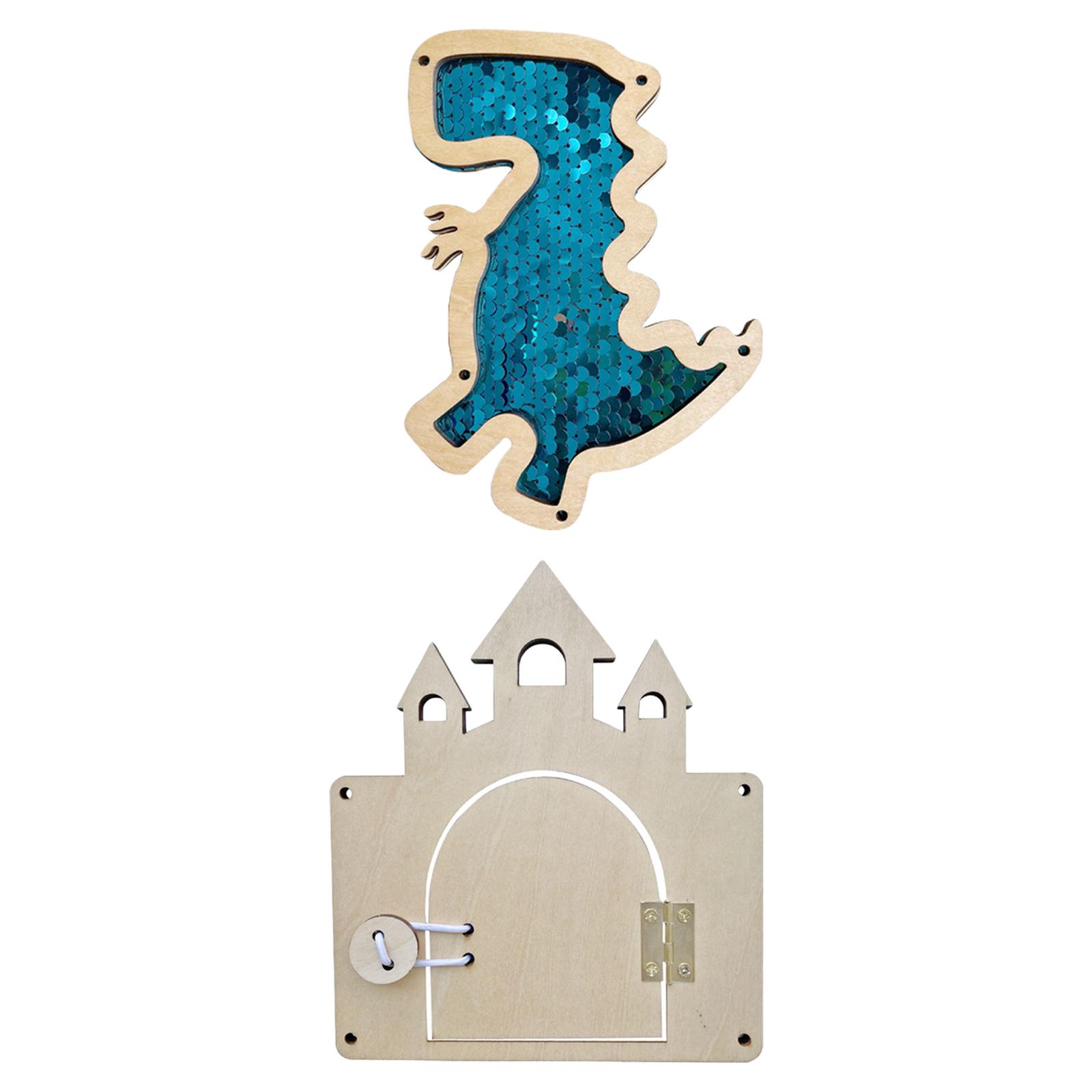 Pannello didattico in legno fa - Montessori Wooden Busy Board Toddler recensione e prezzo
