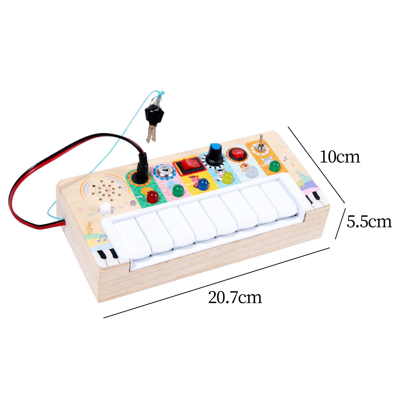 Pianoforte in Legno con Interr - Montessori Wooden Busy Board Toddler recensione e prezzo