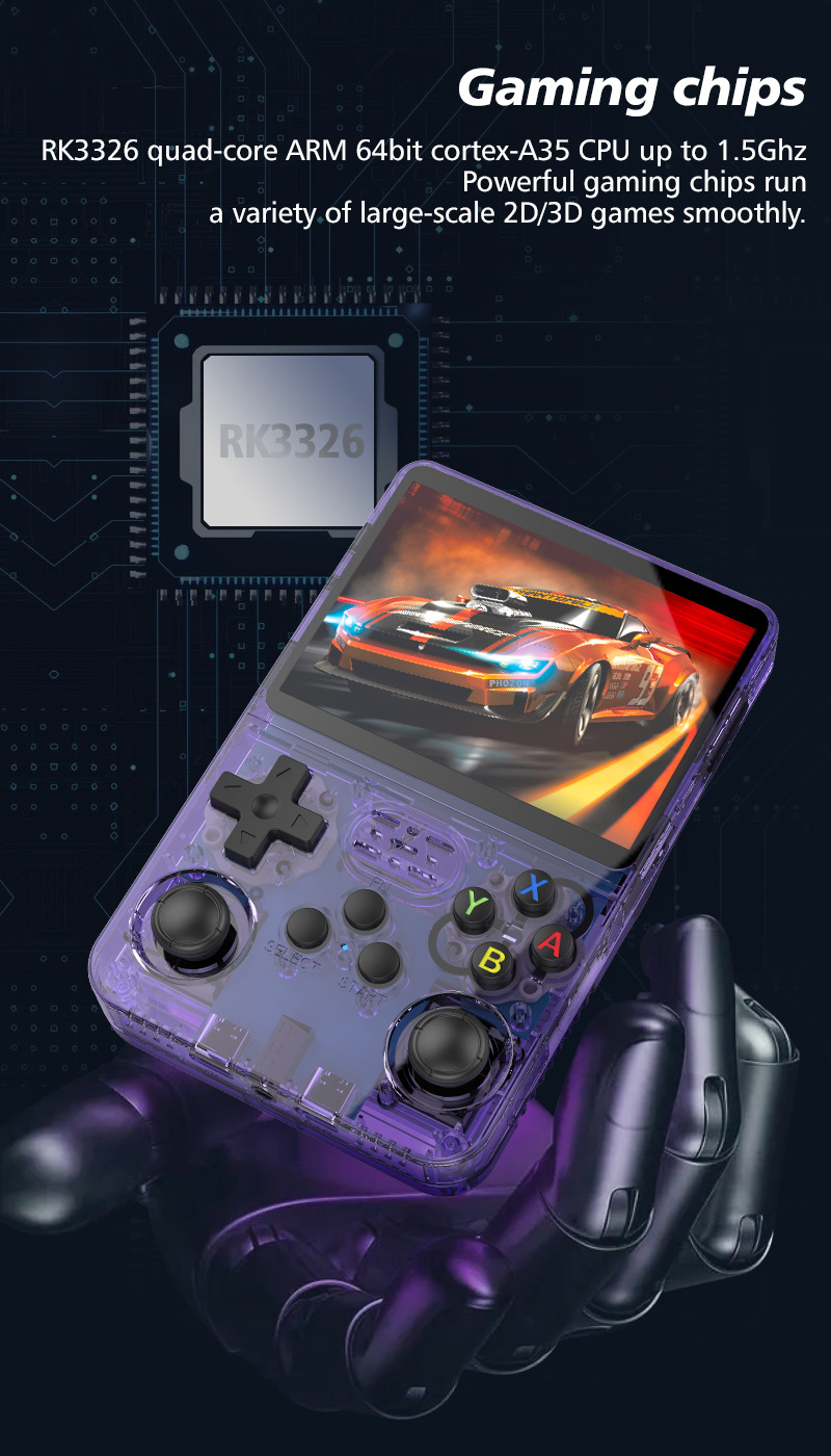 R36S lettore di giochi portati - Retro Handheld Game Console R36S recensione e prezzo