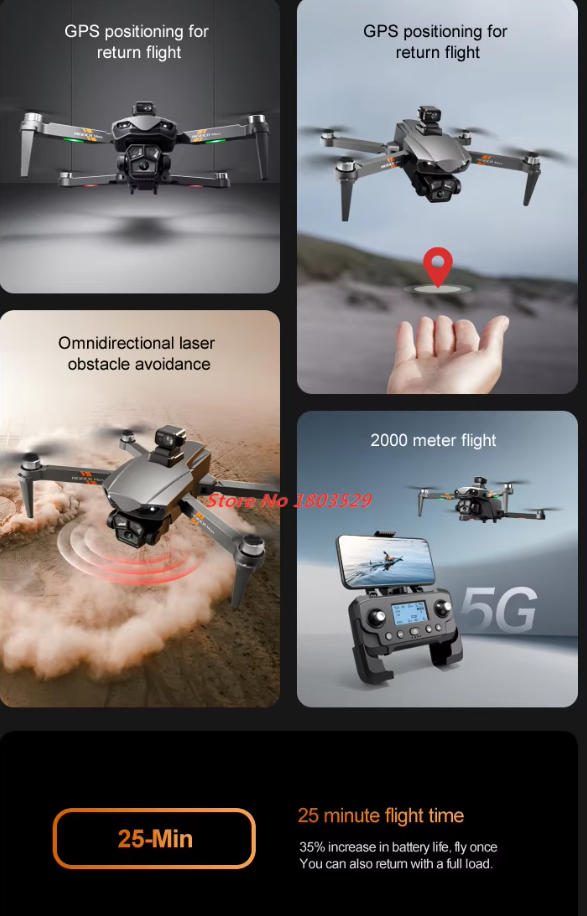 Drone GPS Brushless con Teleca - Fpv Brushless Rc Drone 4K recensione e prezzo